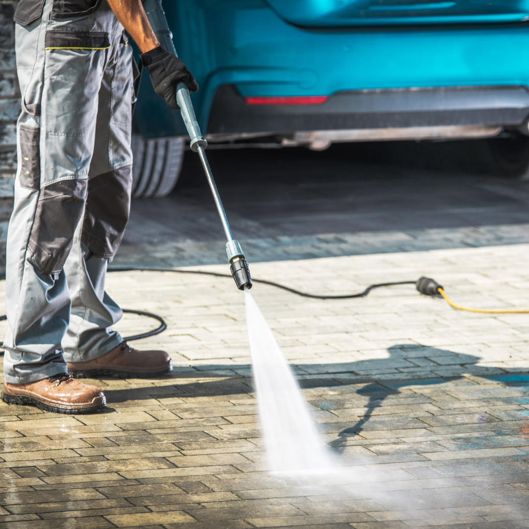 concrete cleaning and driveway cleaning Easton Pennsylvania