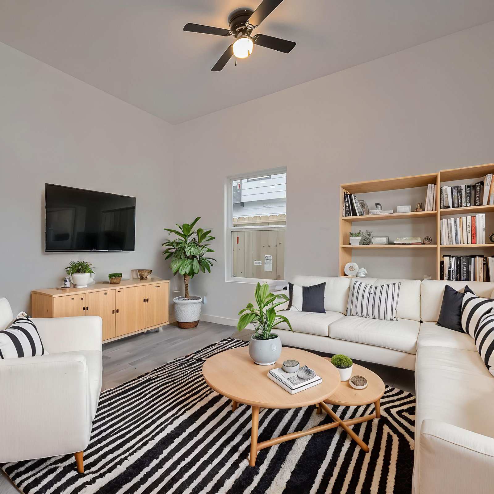 Living room in an Alpha Team property