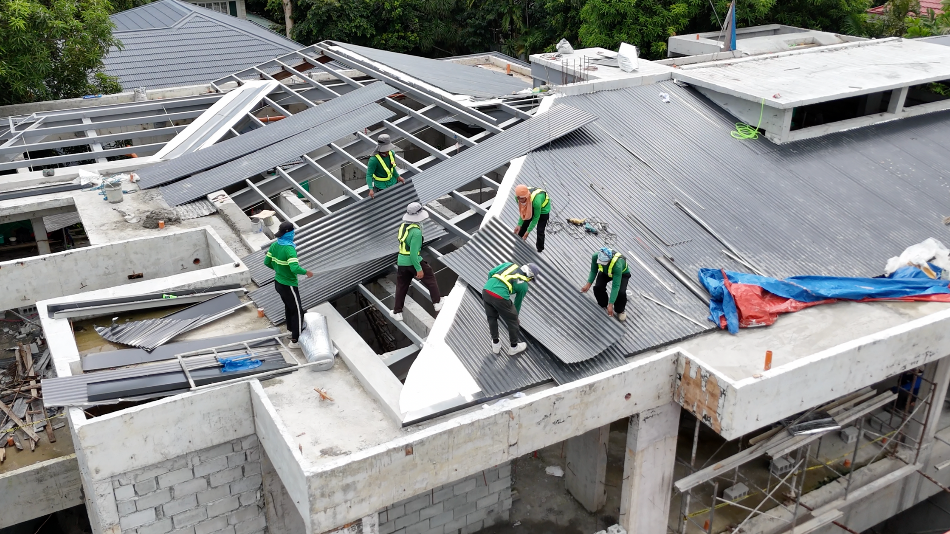 Sub-roof supply and installation by TCI