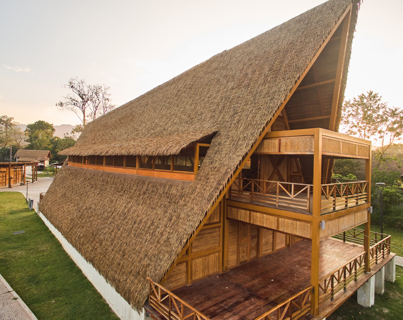 Palmex synthetic thatch roofing