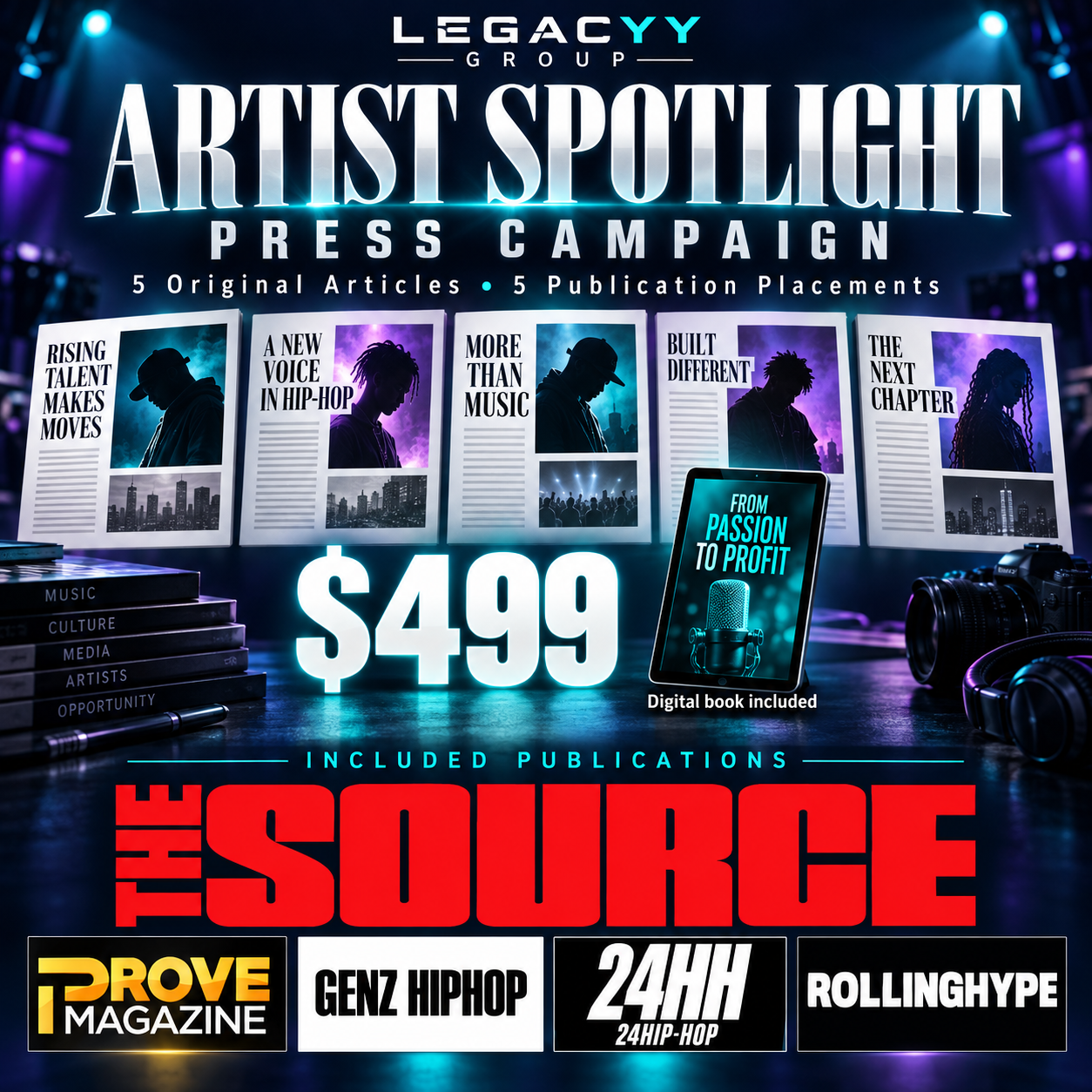 Legacyy Artist Spotlight Campaign