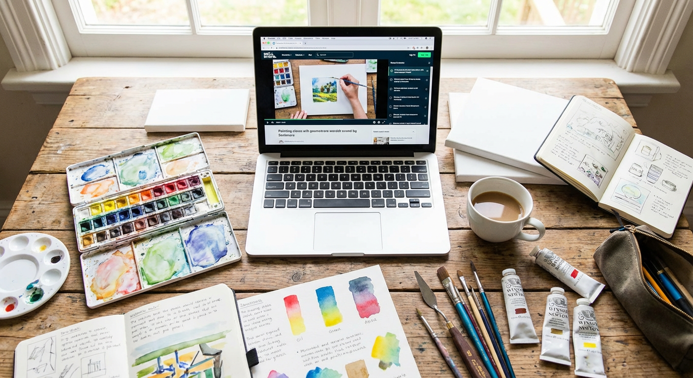 Learn to paint online course