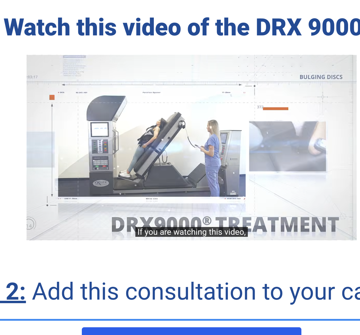 DRX9000 patient education video