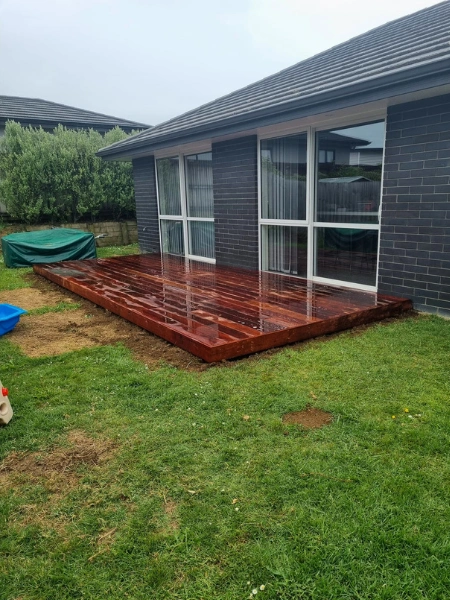 completed deck build
