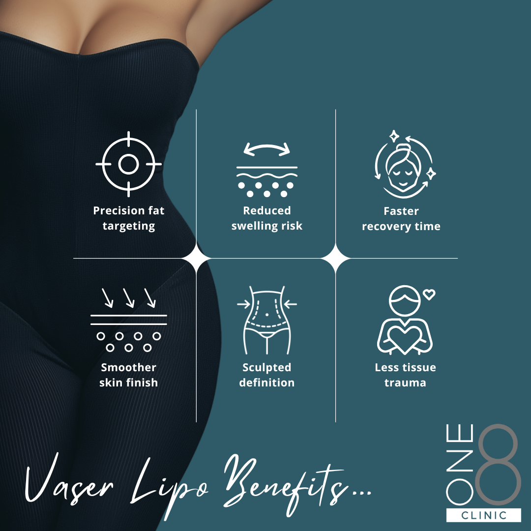 Benefits of Vaser Lipo at One8Clinic' Sandton Benefits of Vaser Lipo at One8Clinic' Sandton