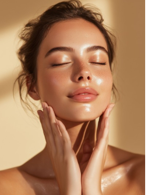 Healthy radiant skin showing the results of non-surgical facial rejuvenation at One8Clinic Sandton