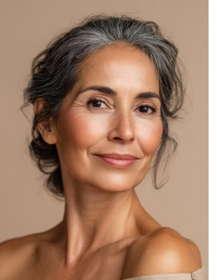 Elegant natural-looking facial rejuvenation for mature skin at One8Clinic Johannesburg