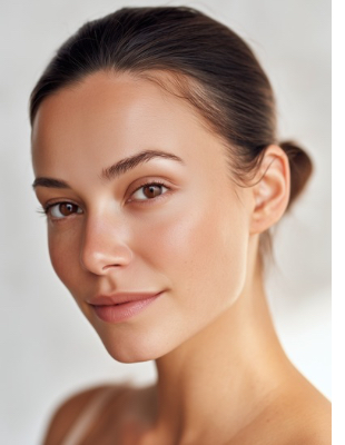 Natural glowing skin after facial rejuvenation treatment at One8Clinic Sandton Johannesburg