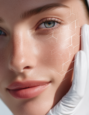 Fresh hydrated complexion supported by skin booster treatment in Melrose Arch Sandton