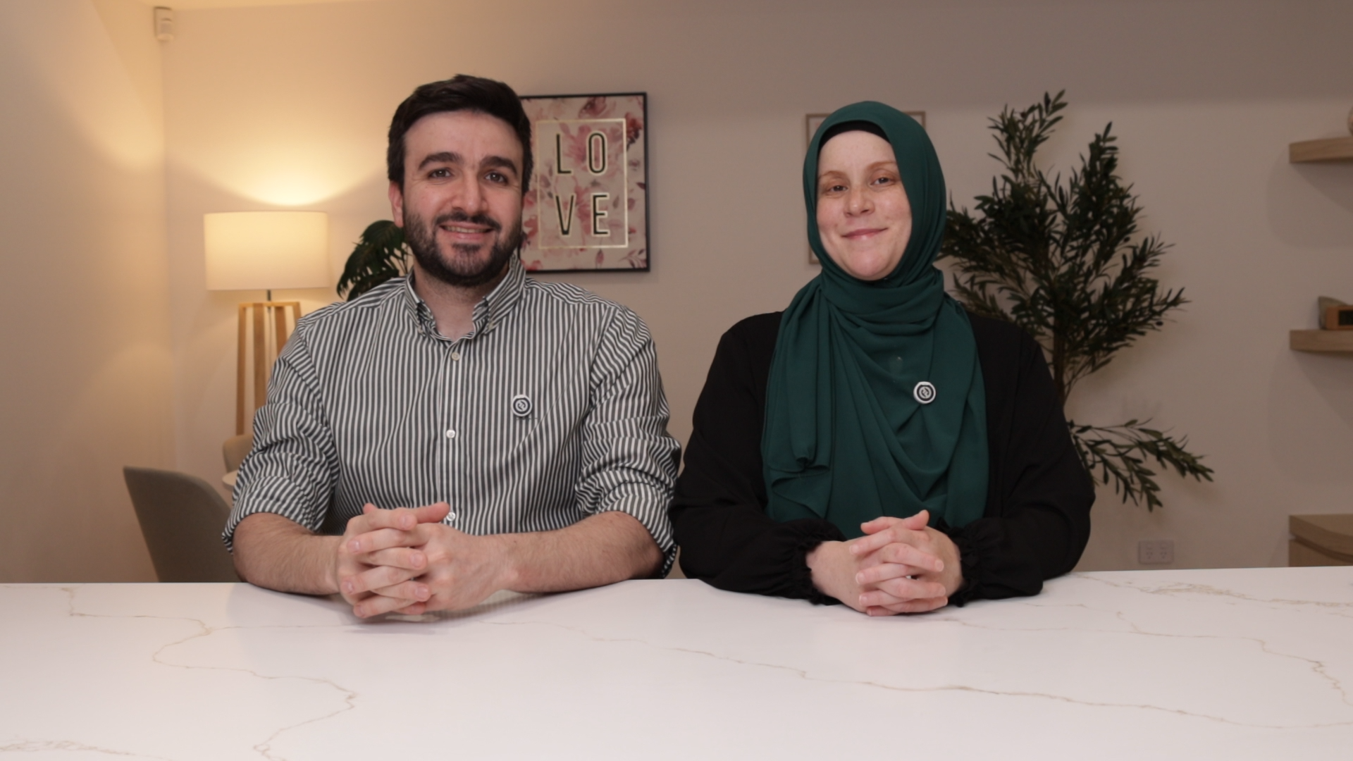 A personal message from Ammar and Hannah