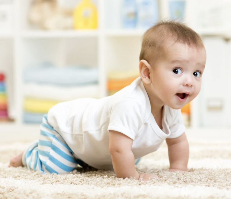 Baby crawling on hands and knees in Phoenix, AZ Baby crawling on hands and knees in Phoenix, AZ