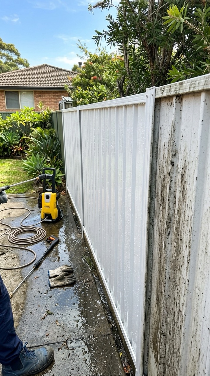 House exterior soft wash on a Northern Beaches home in Dee Why