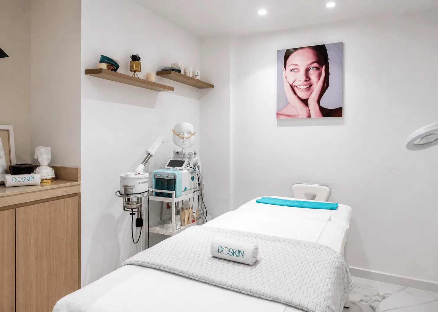 Espace de traitement esthétique chez DOSKIN