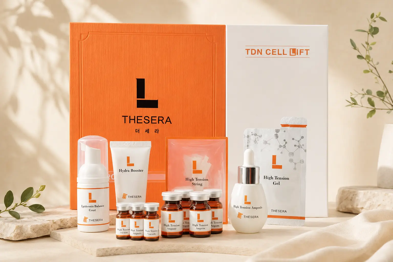 Produits coréens premium utilisés dans les protocoles Skin Biohacking DOSKIN