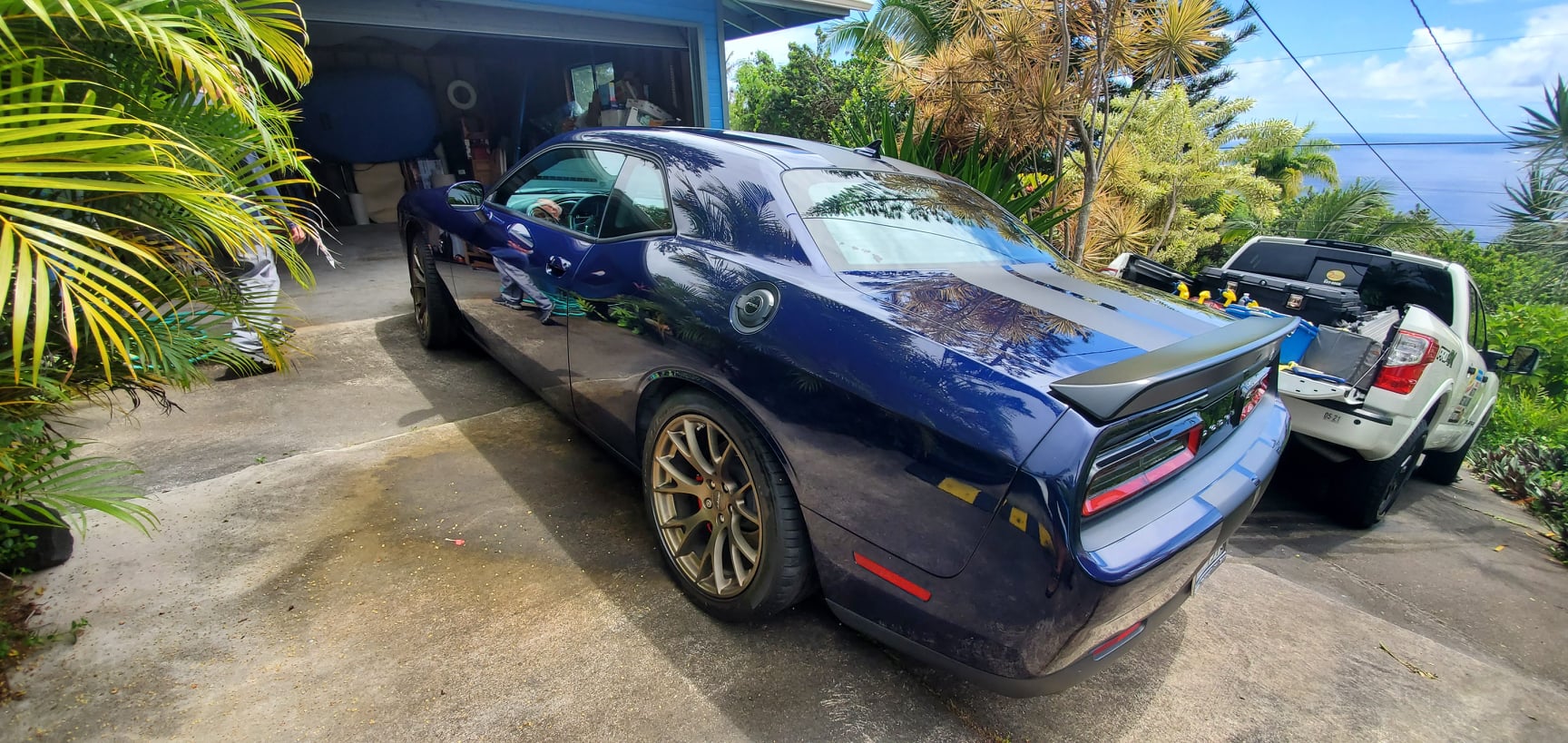 Ceramic coated customer vehicle