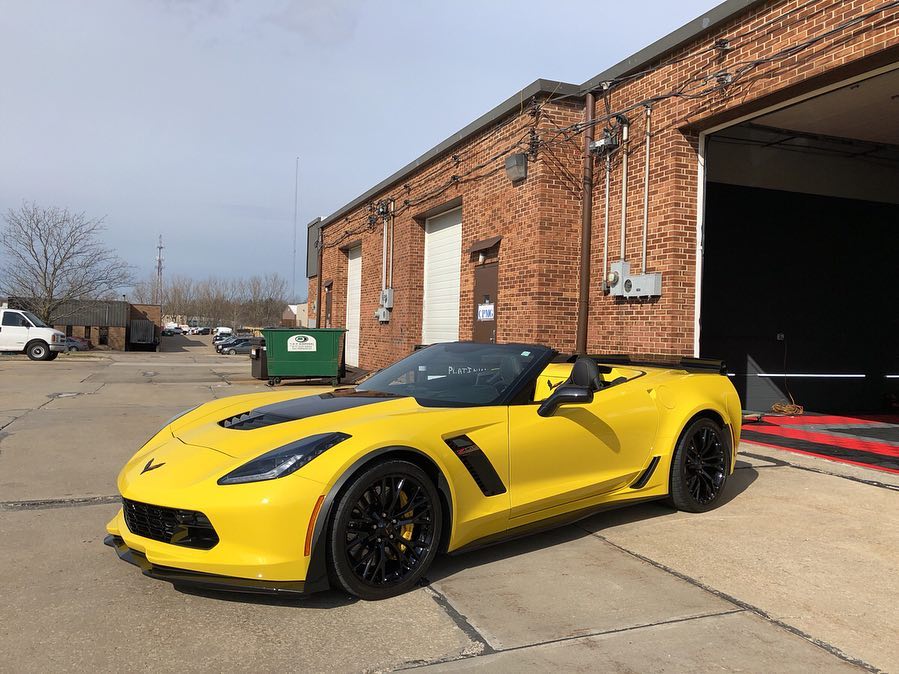 Ceramic coated customer vehicle