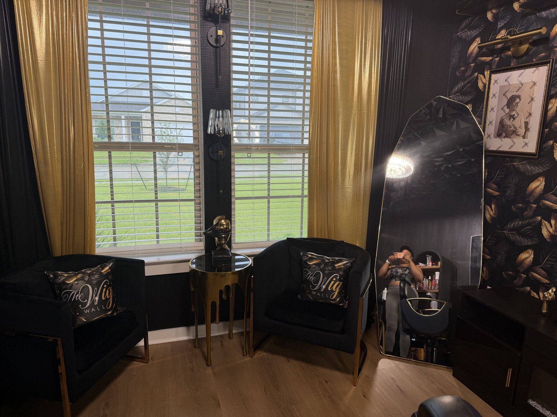 The Wig Wall private luxury beauty suite