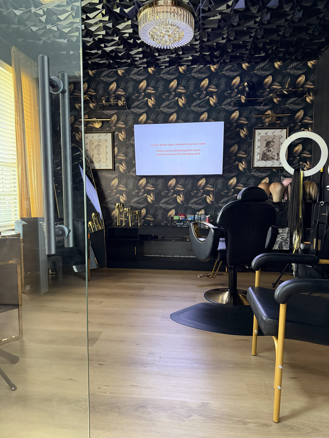Inside The Wig Wall Luxury Beauty Suite