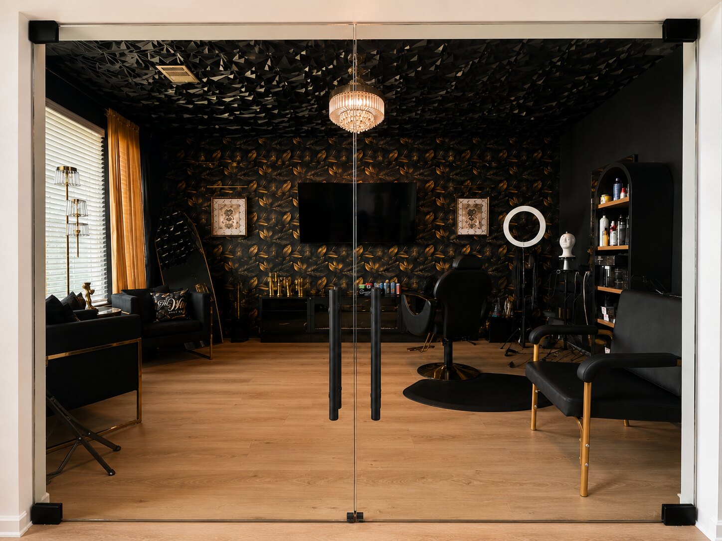 The Wig Wall private luxury beauty suite