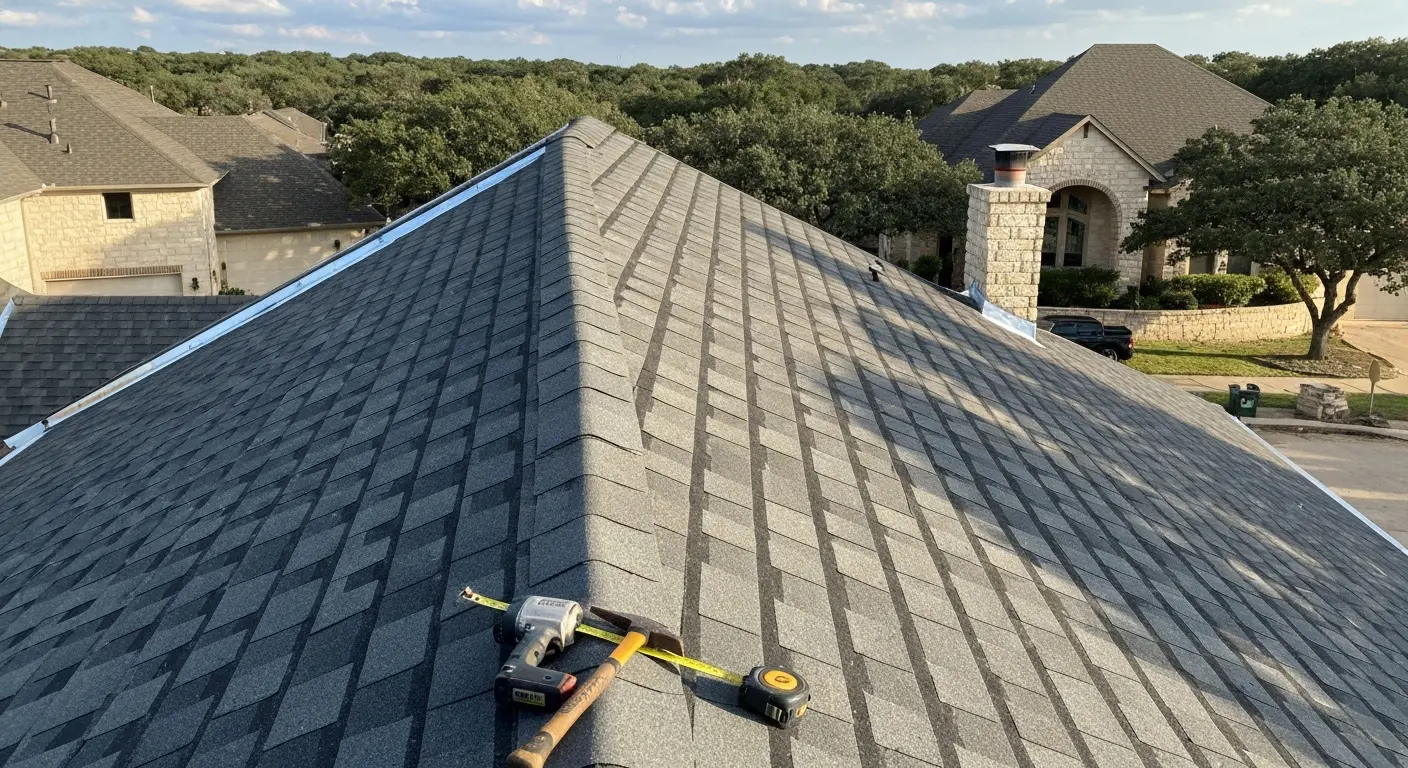 Roof replacement work