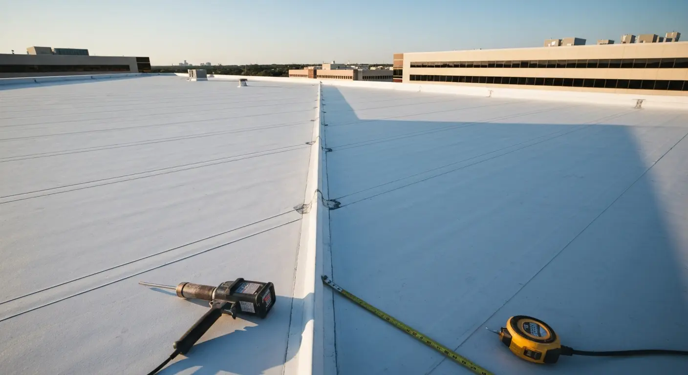 Commercial roof service