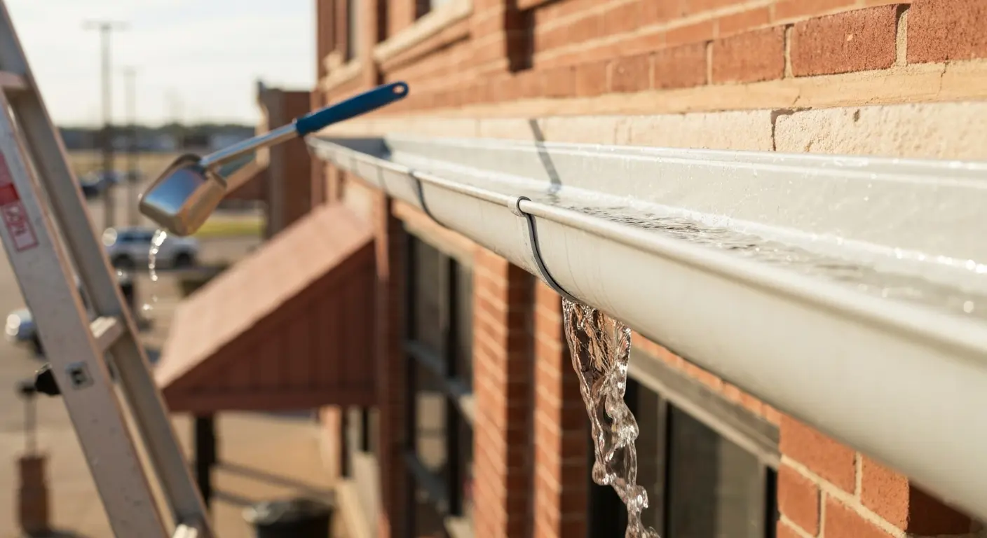 Gutter cleaning service