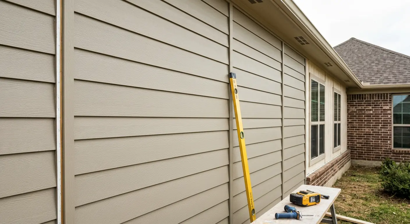 Fiber cement siding installation