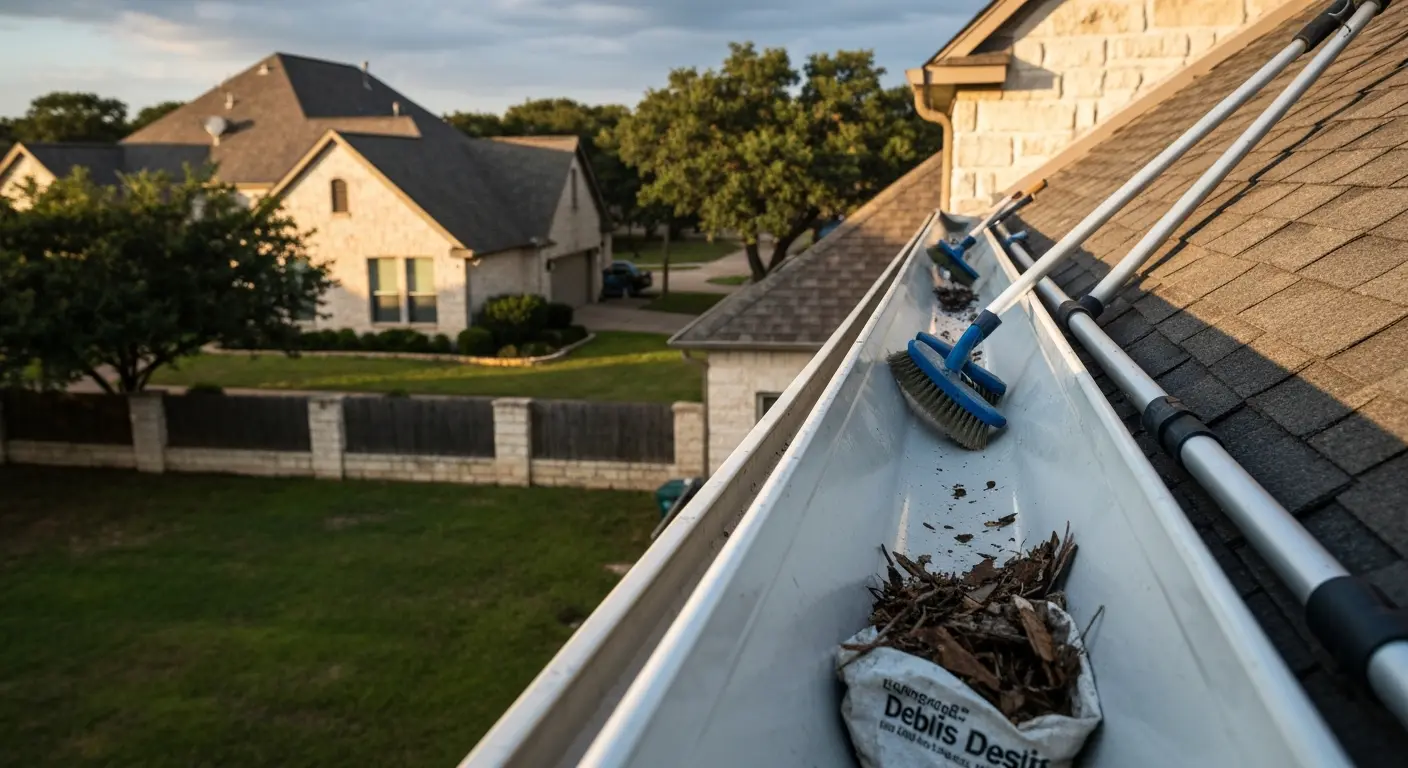 Gutter cleaning service