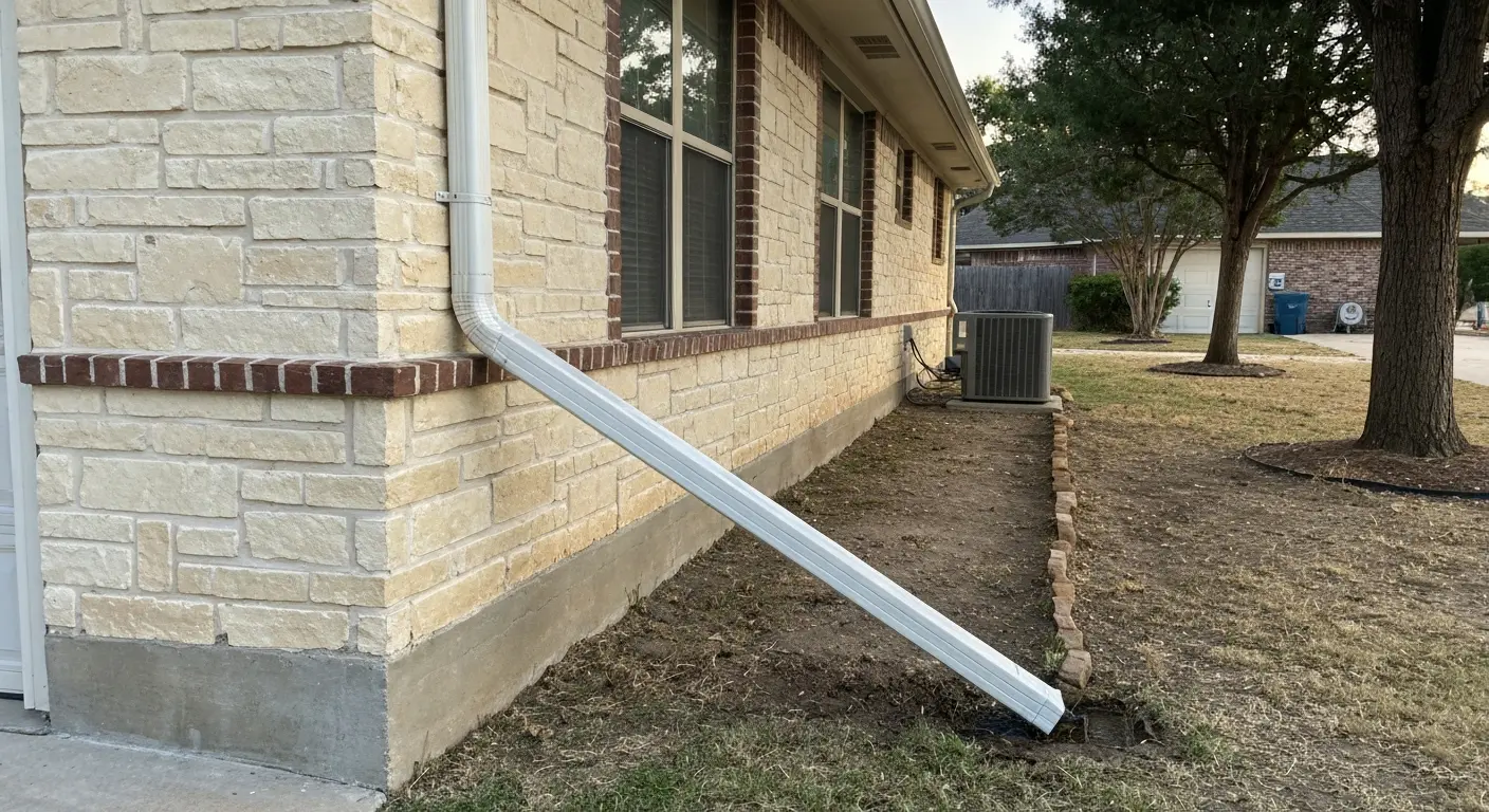 Downspout repair and extension