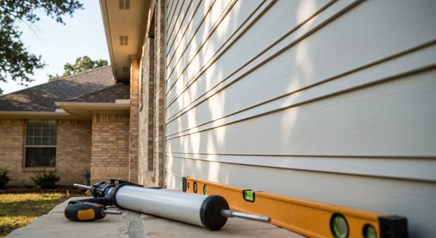 Storm damage siding repair