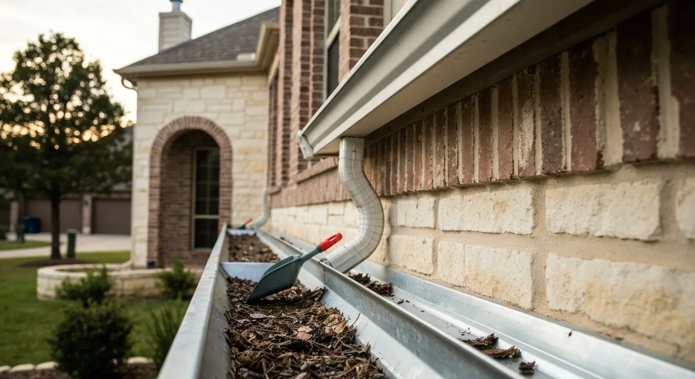 Gutter cleaning service