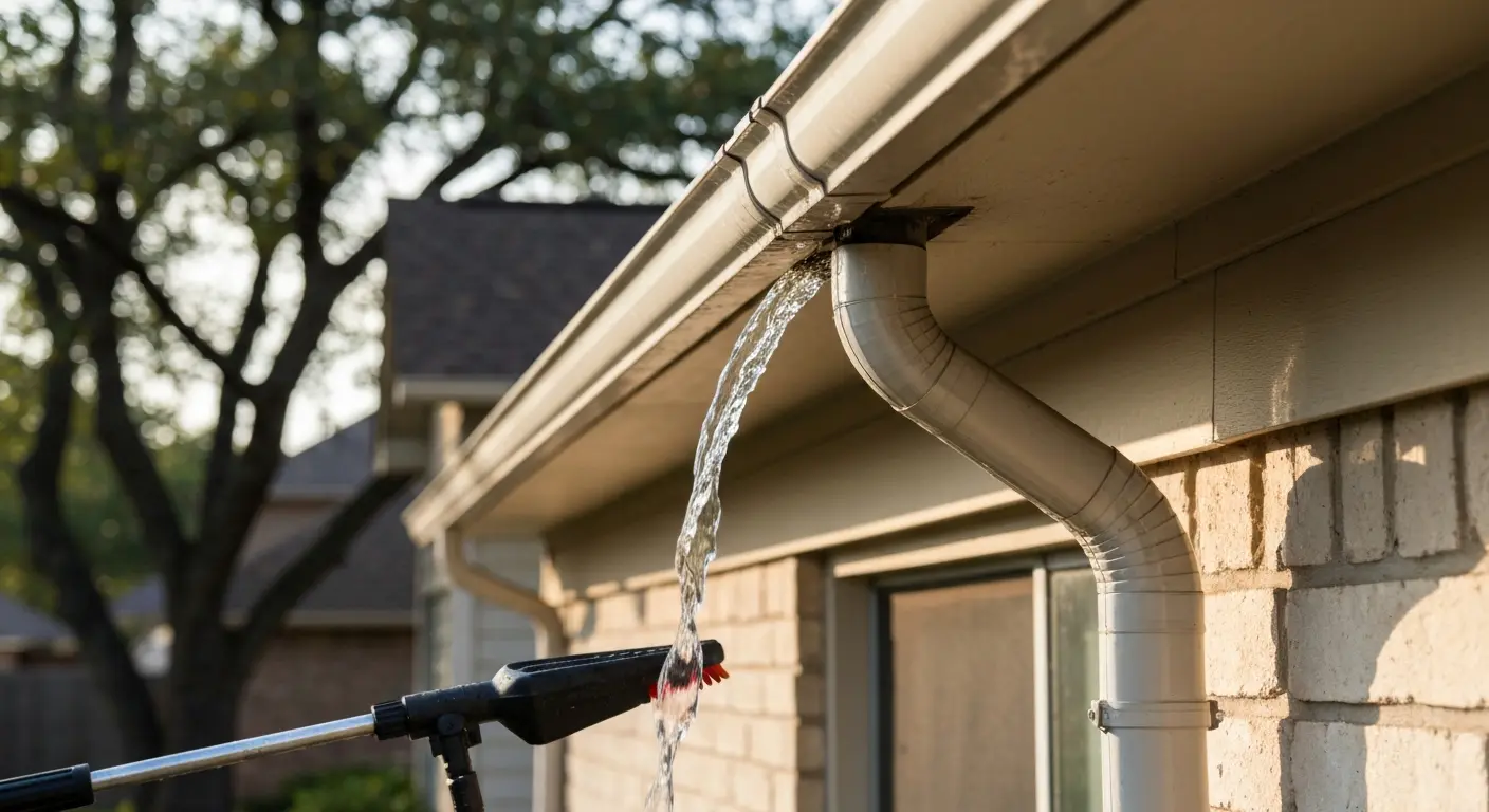 Gutter cleaning service