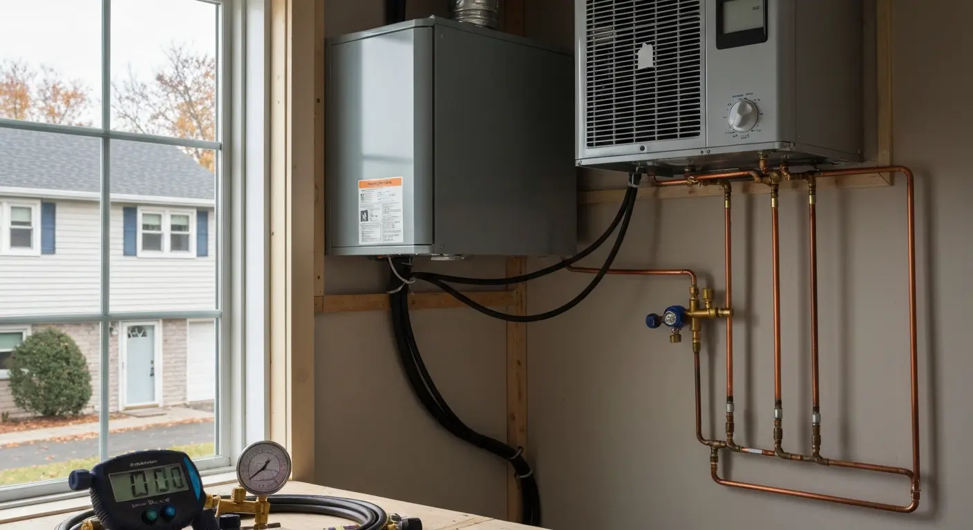 New HVAC system installation
