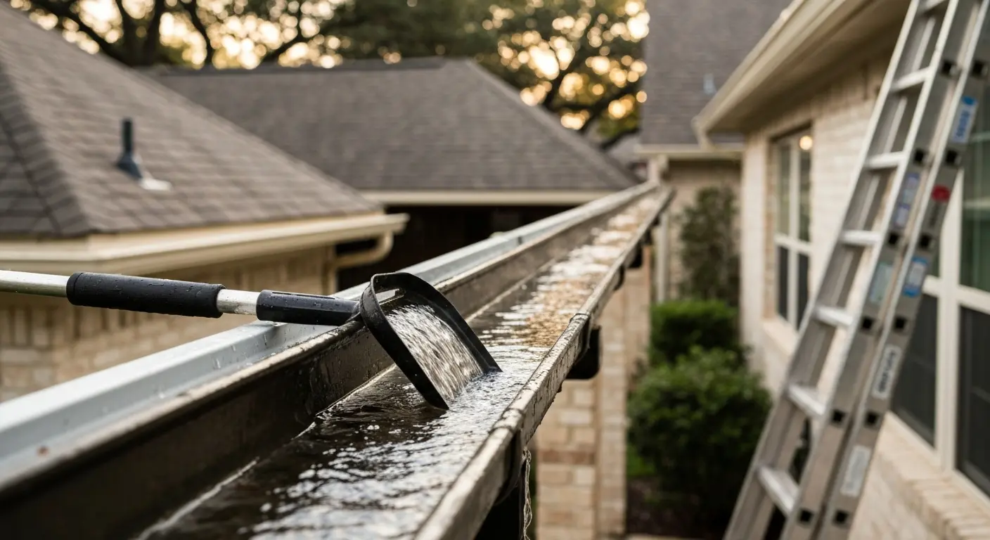 Gutter cleaning service