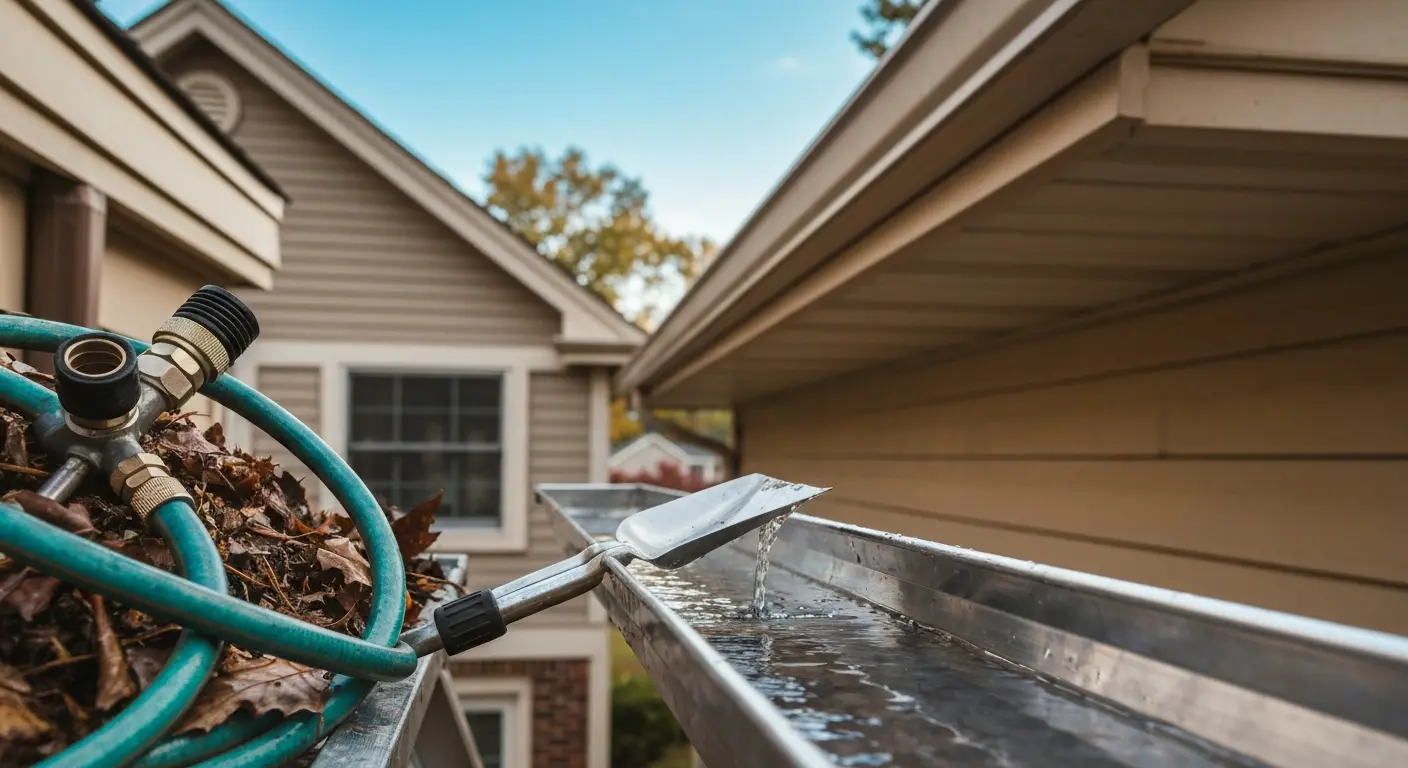 Gutter cleaning service