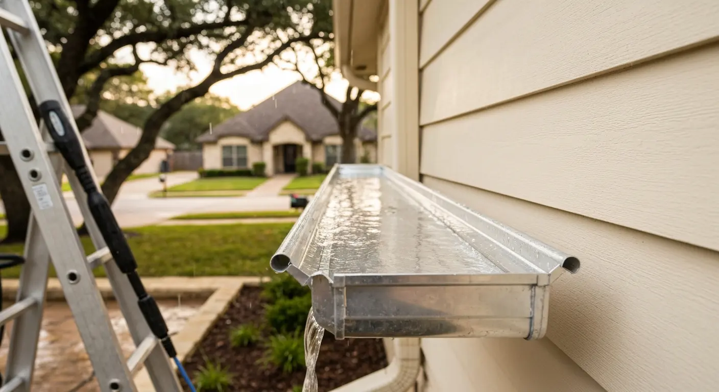 Gutter cleaning service