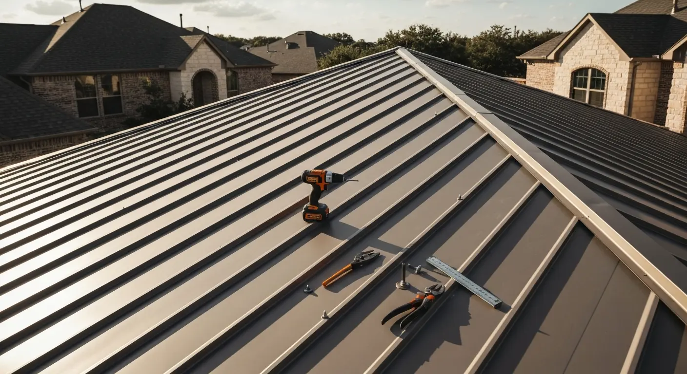 Metal roof replacement