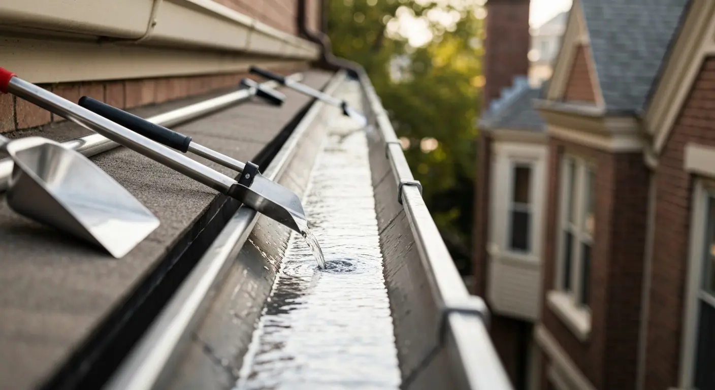 Gutter cleaning service