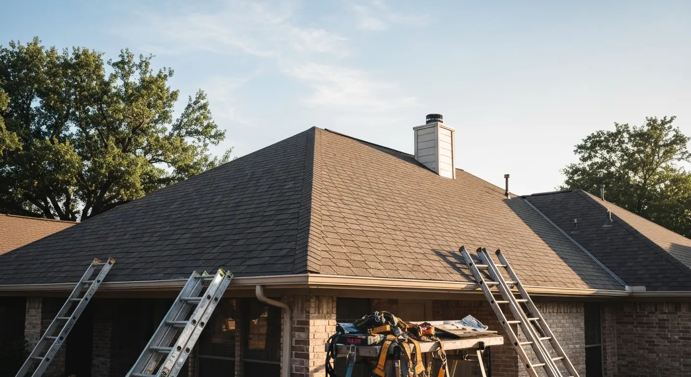 Residential roof replacement