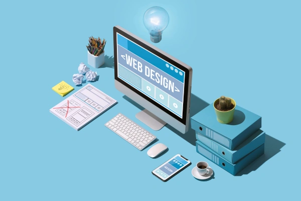 Example web design to improve business