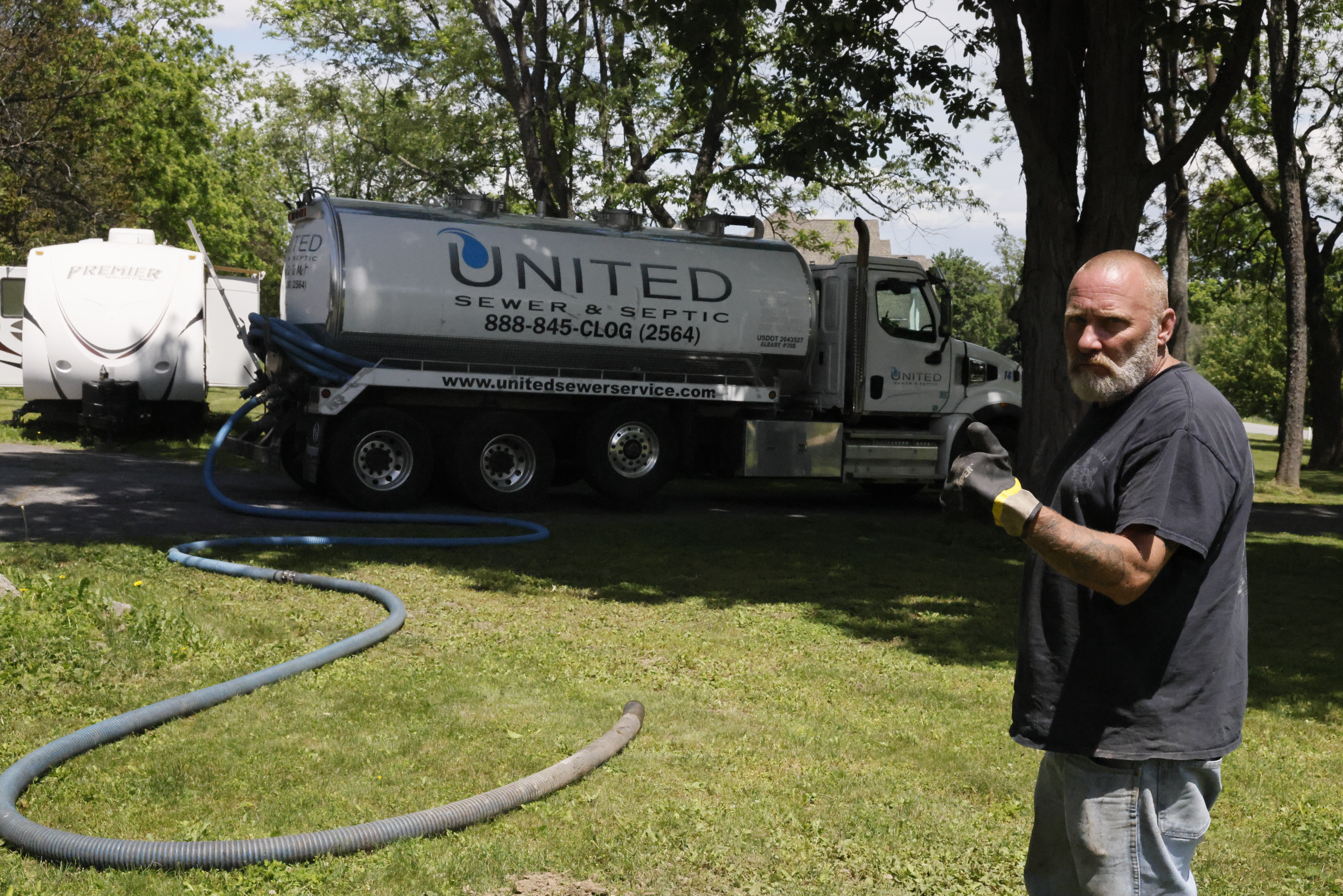 United Sewer and Septic team photo
