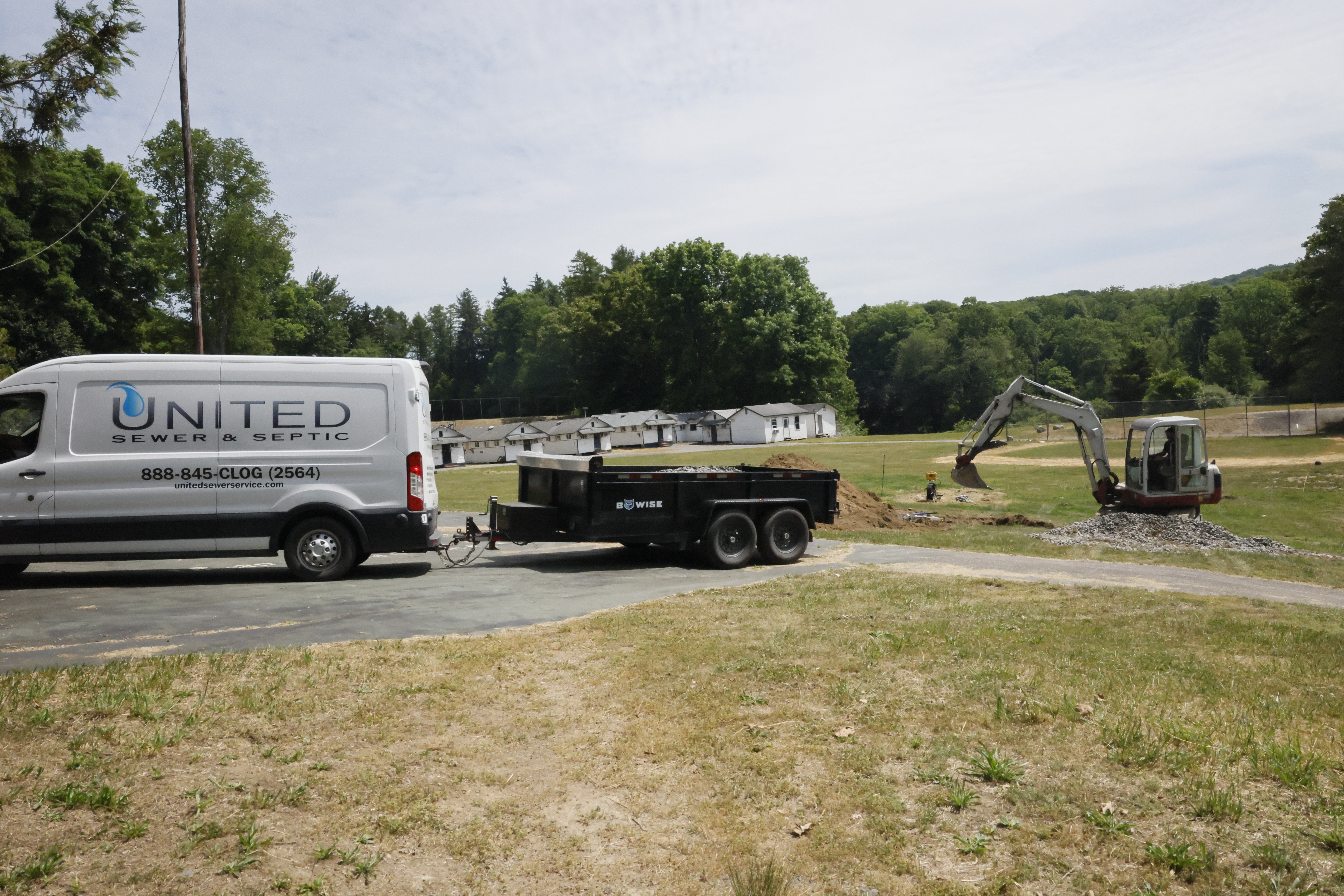 United Sewer and Septic job site photo