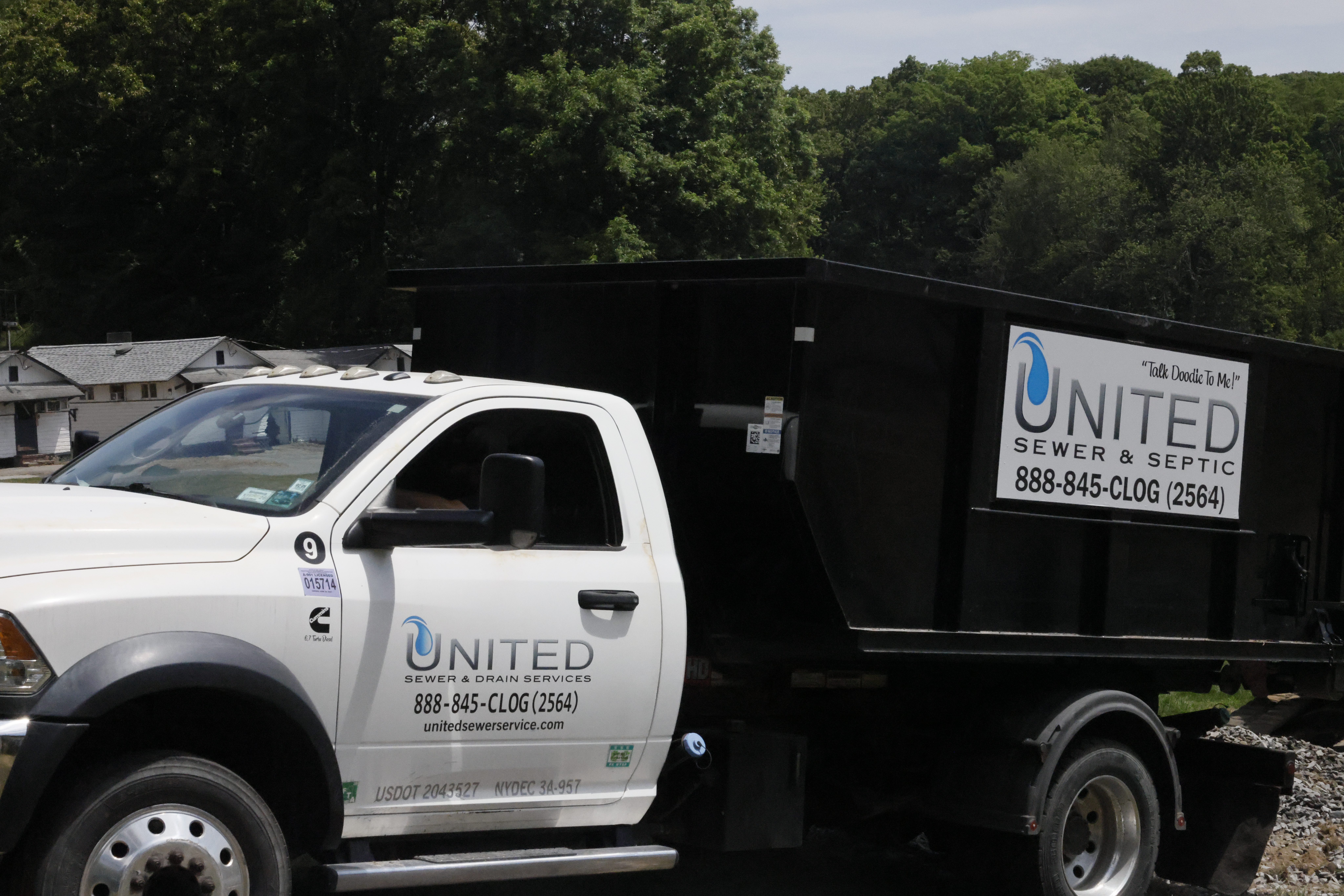 United Sewer and Septic field work photo