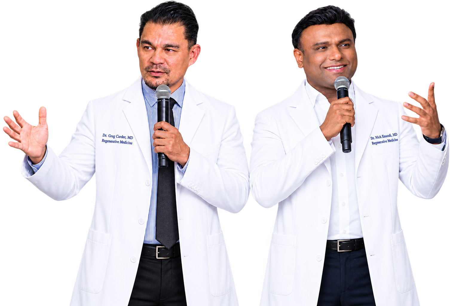 Dr. Greg Carder and Dr. Mick Emandi