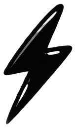 Lightning sticker