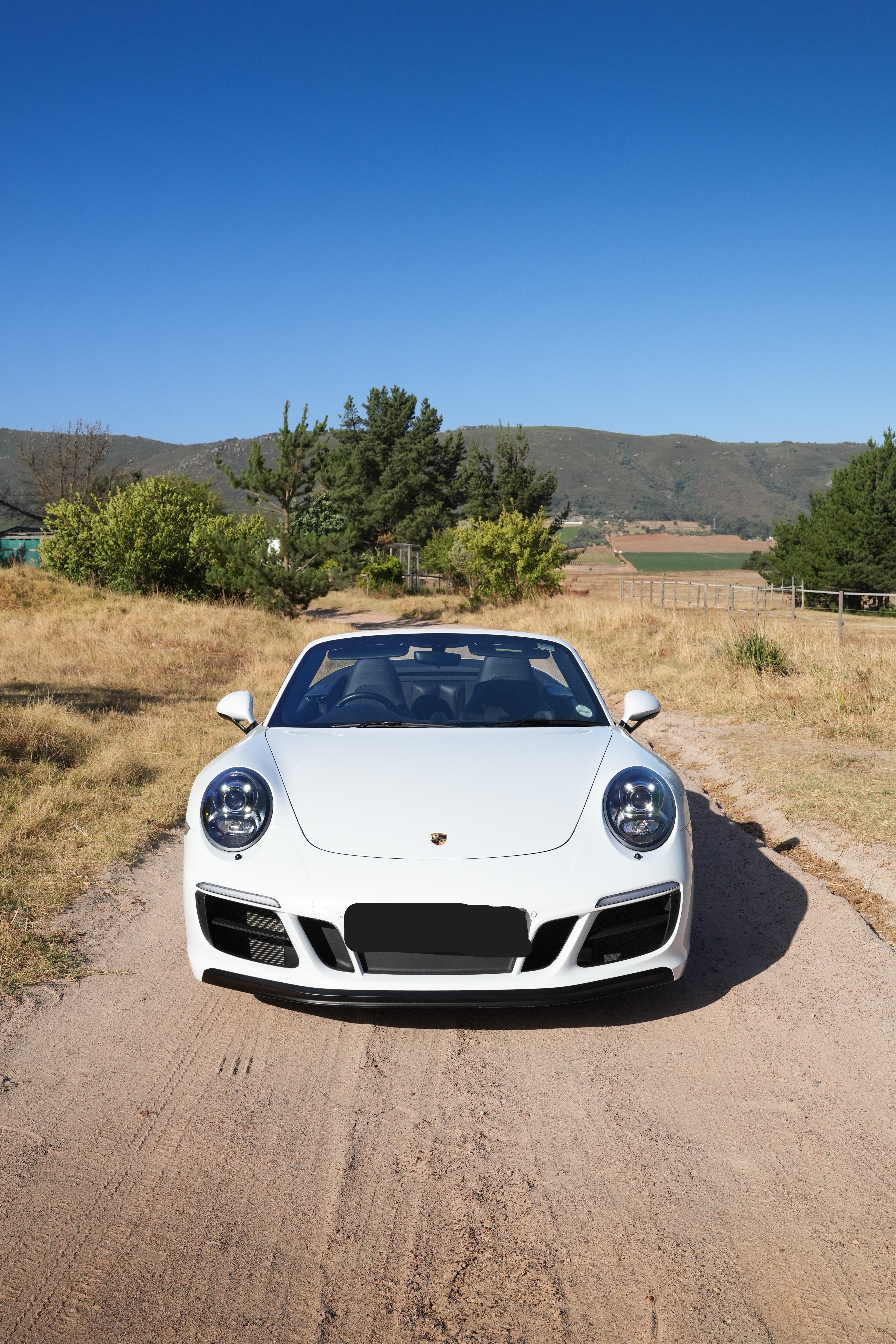 2019 Porsche 911 Carrera GTS Convertible for hire in Cape Town.