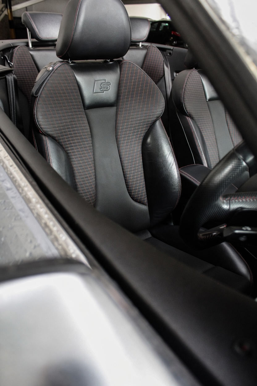 Silver 2017 Audi S3 Cabriolet image 1 for hire in Cape Town.