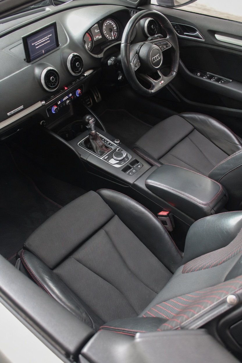Silver 2017 Audi S3 Cabriolet image 7 for hire in Cape Town.