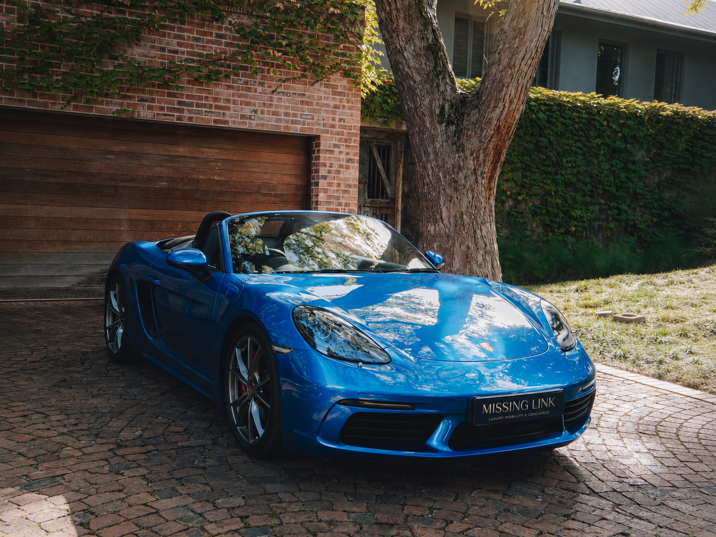 2017 Porsche Boxster 718 S in blue