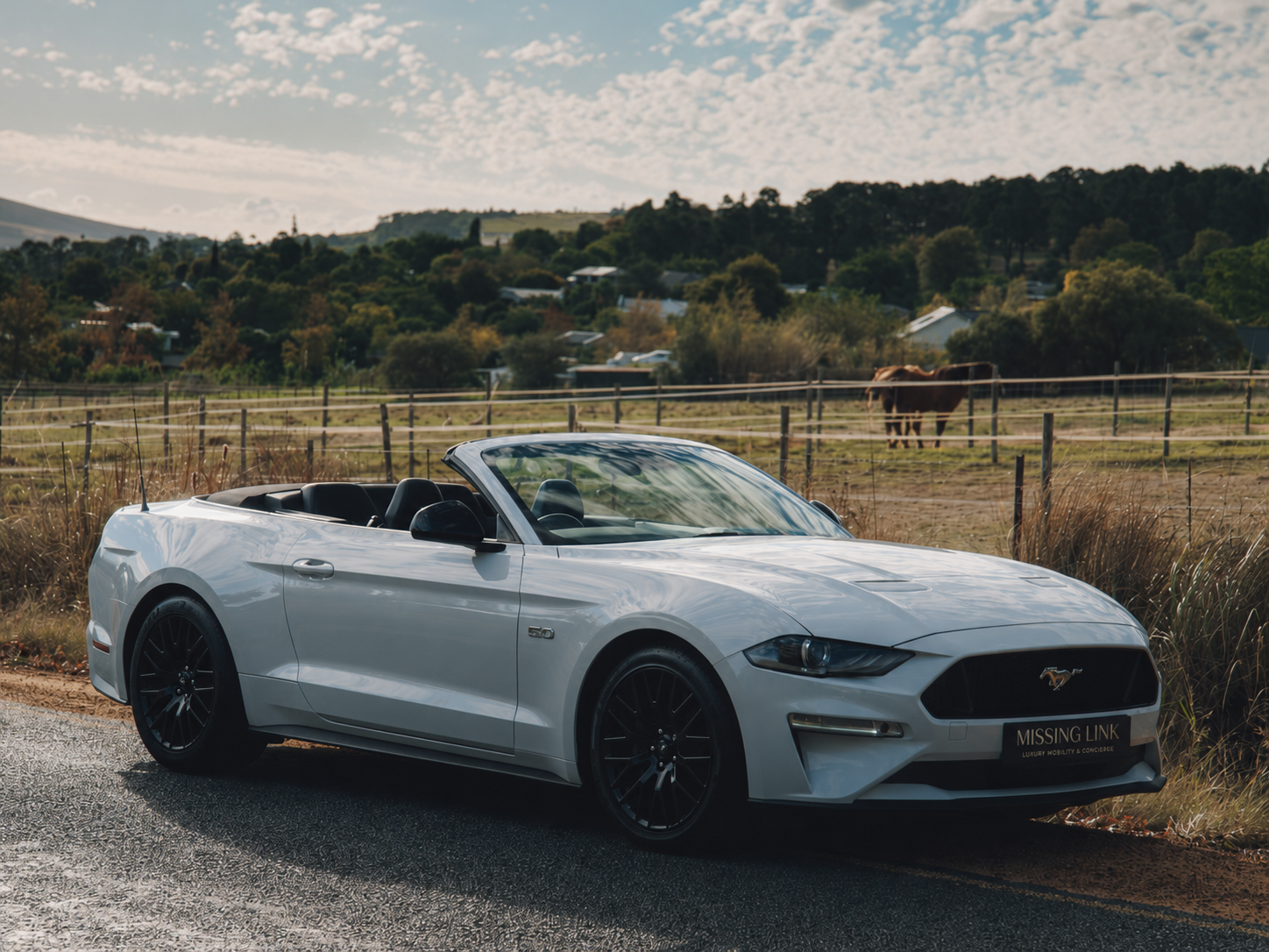 2021 Ford Mustang GT in white